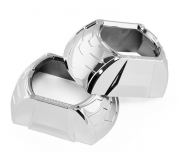 Маски MTF №01S для Bi-LED линз 3" прямоуг. хром (шт) MK01SC