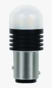 Лампа LED Маяк T25/5 6SMD 12V BAY15D White (2бл)