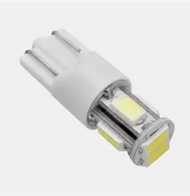 Лампа LED Маяк STANDARD T10 6SMD 12V 5630 BL2