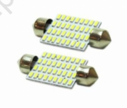 Лампа LED Маяк ULTRA "A" T11*39 36SMD 12-30V 3014 White B-23 (2 шт.)