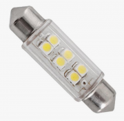 Лампа LED Маяк STANDARD T11*36 6SMD 12V White (1 шт.)