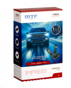 Лампа LED MTF LIGHT IMPRESS HB4(9006), 12V, 21W, 2100lm, 6000K, штат р-р (к-т)
