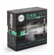Лампа LED MTF LIGHT IMPRESS OEM LED D4S, 35W, 4750lm, 6000K (к-т)