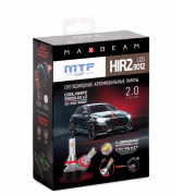 Лампа LED MTF LIGHT MaxBeam, HIR2(9012), 12V, 55W, 5000lm, 6000K кулер (к-т)