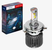 Лампа LED MTF LIGHT с.DIGITAL LIGHTING H4/H19 12V 55W 4500lm 3000-7000K  (к-т)