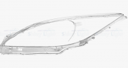 Стекла фар MAZDA 3 BL (2009-2013) L
