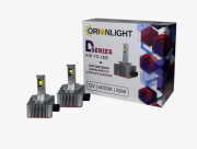 Лампа LED Sariti ORIONLIGHT HID TO LED D1S/R с вентилятором 6000K, 55W 12V для блока ксенон, к-т
