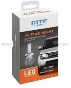 Лампа LED MTF LIGHT ACTIVE NIGHT, H7, 18W, 1750lm, 6000K (к-т)