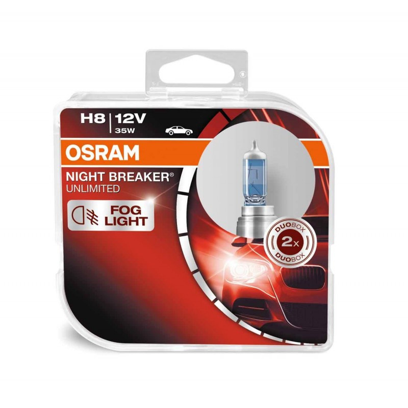 OSRAM H 8 64212 Night Breaker Unlimited +110% (BOX) (35w) OSRAM H 8 64212 Night Breaker Unlimited +110% (BOX) (35w)