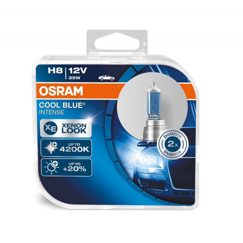 Галогеновые лампы OSRAM Cool Blue Intense +20% H8 (BOX) Галогеновые лампы OSRAM Cool Blue Intense +20% H8 (BOX)